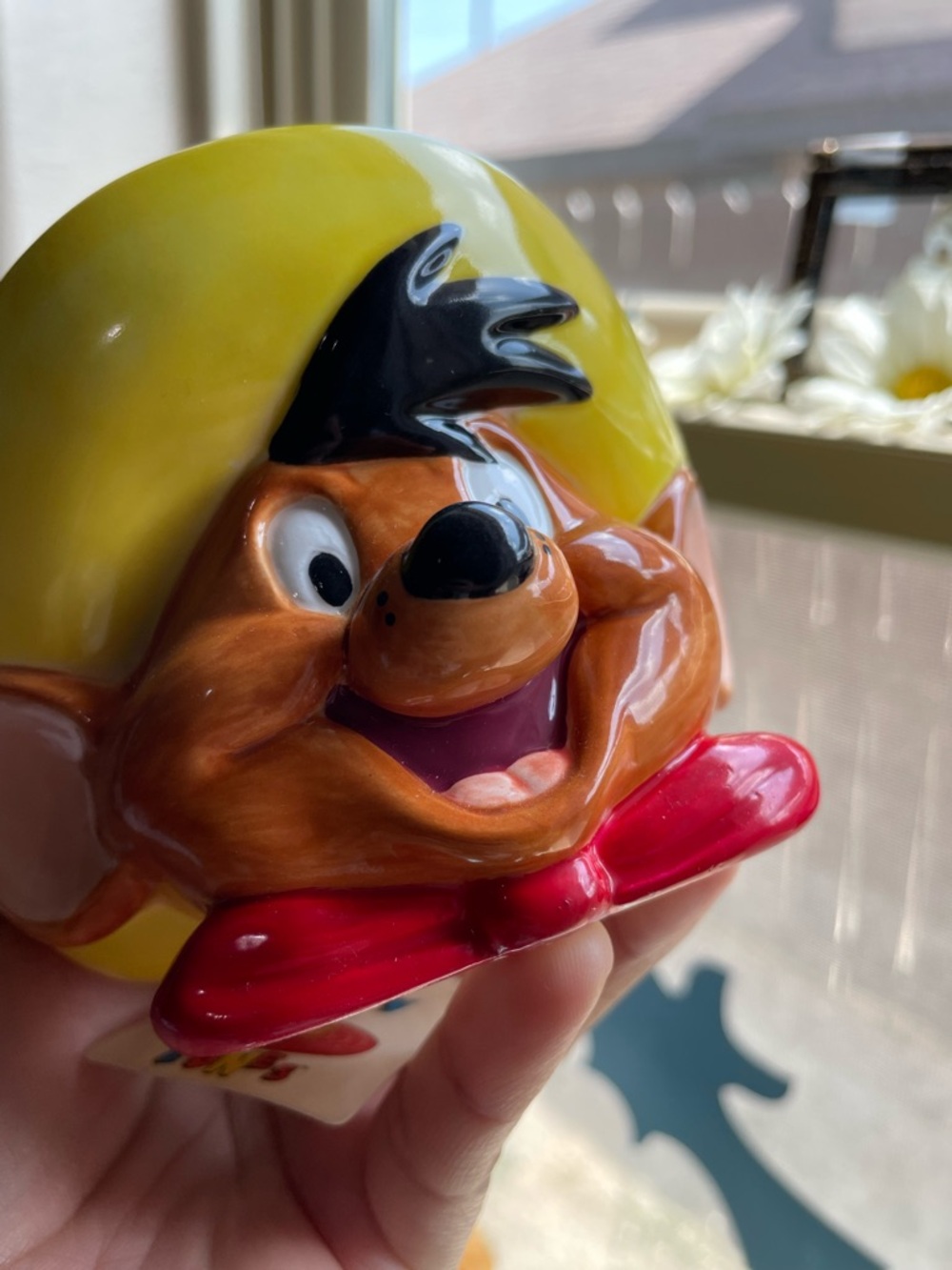 Vintage 1994 Looney Tunes Warner bros Speedy Gonzales yellow mug - Picture 9 of 16